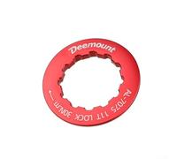 Cassette Lockring for 8-11 Speed, CNC 6061 Aluminum 11T Thread, Compatible with, Corrosion-Resistant High-Strength Bike Part(Red)