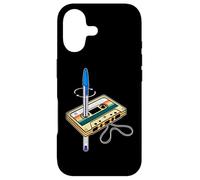 Cassette Pen Hack Retro 80s Old School Tape Fix Rewind Funny Case for iPhone 17