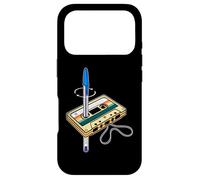 Cassette Pen Hack Retro 80s Old School Tape Fix Rewind Funny Case for iPhone 17 Pro