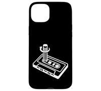 Cassette Pencil Rewind 80s 90s Retro Mixtape Art Case for iPhone 15 Plus