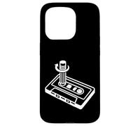 Cassette Pencil Rewind 80s 90s Retro Mixtape Art Case for iPhone 15 Pro
