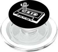 Cassette Pencil Rewind 80s 90s Retro Mixtape Art PopSockets PopGrip for MagSafe