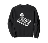 Cassette Pencil Rewind 80s 90s Retro Mixtape Art Sweatshirt