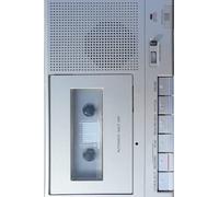 Cassette Player Notebook: Retro Cassette Recorder Journal - Perfect Gift For 1980s & 1990s Lovers - 6" x 9" 120 Pages Lined Notebook