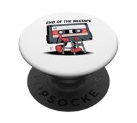 Cassette Tap Player Retro Music Vintage Musician Old Mixtape PopSockets Adhesive PopGrip