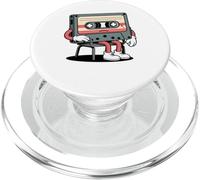 Cassette Tap Player Retro Music Vintage Musician Old Mixtape PopSockets PopGrip for MagSafe