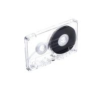Cassette Tape 45min/60min/90min Clear Body Easy Content Identification Texture for Music Music Cassettes