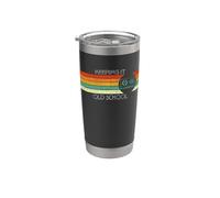 Cassette Tape 80s and 90s Retro Music Stainless Steel Insulated Tumbler