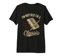 Cassette Tape Classic Retro Vintage 70's 80's 90's Music Premium T-Shirt