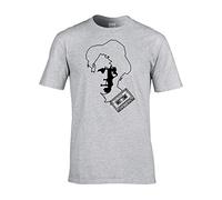 Cassette Tape Collection, Iconic Legend No.3- Tom WAITS Mens t-Shirt Grey