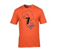 Cassette Tape Collection, Iconic Legend No.3- Tom WAITS Mens t-Shirt Orange