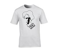 Cassette Tape Collection, Iconic Legend No.3- Tom WAITS Mens t-Shirt White