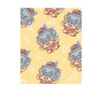 Cassette Tape Love Pattern Women's T-Shirt - White - XXL - White