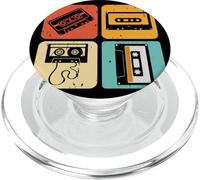 Cassette Tape Music 70s 80s 90s Retro Playlist PopSockets PopGrip for MagSafe
