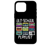 Cassette Tape Music Retro 80s Playlist Case for iPhone 16 Pro Max