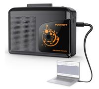 Cassette Tape Player, Maypott Portable Cassette Player with Built-in Speaker and Headphone Jack, USB C Cassette to MP3 Converter, Player Converter, Fast Forward and Rewind, Full Stereo Sound