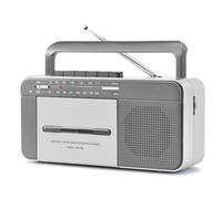 Cassette Tape Player Recorder, AC or Battery Powered Portable Vintage AM FM Radio Casette Player with Speaker and 3.5MM Earphone Jack for Home or Outdoor
