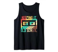 Cassette Tape Retro Music 80s Keeping it Old-School Tank Top