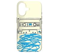Cassette Tape Sketch Retro Mixtape Music Aesthetic Case for iPhone 17
