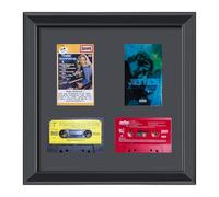 Cassette Tape Storage Shadow Box Display Cabinet,Cassette Storage Display Frame,Cassette Tape Case Display Frame with EVA Foam Lining,Retro Music Decor,Cassette Collection Display,Cassette Tape Holder
