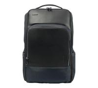 Cassia Chelsea USB Laptop Backpack - 19L Water-Resistant Business & Travel Bag, Waterproof Polyester & Leather, Men’s Backpack