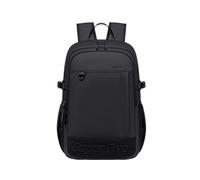Cassia Laptop Backpack - 17.8L Water-Resistant Polyester Travel & Work Bag with Trolley Strap, Reflective Logo, Multi-Function Pockets - Fits 15.6” Laptop