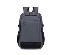 Cassia Laptop Backpack - 17.8L Water-Resistant Polyester Travel & Work Bag with Trolley Strap, Reflective Logo, Multi-Function Pockets - Fits 15.6” Laptop