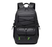 Cassia Laptop Backpack - 23.5L Water-Resistant Polyester Travel & Work Bag with Laptop Pockets, Multi-Function Compartments, Reflective Straps - Fits 15.6” Laptop