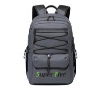 Cassia Laptop Backpack - 23.5L Water-Resistant Polyester Travel & Work Bag with Laptop Pockets, Multi-Function Compartments, Reflective Straps - Fits 15.6” Laptop