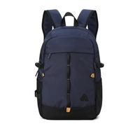 CASSIA LONDON Laptop Backpack 43.5x16.5x30.5cm, Polyester School & Travel Backpack, Water Resistant Unisex Daypack, Medium Laptop Bag with Front Strap Detail for Teenagers, Men and Women