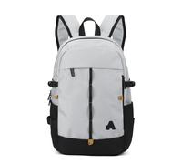 CASSIA LONDON Laptop Backpack 43.5x16.5x30.5cm, Polyester School & Travel Backpack, Water Resistant Unisex Daypack, Medium Laptop Bag with Front Strap Detail for Teenagers, Men and Women