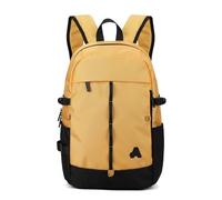 CASSIA LONDON Laptop Backpack 43.5x16.5x30.5cm, Polyester School & Travel Backpack, Water Resistant Unisex Daypack, Medium Laptop Bag with Front Strap Detail for Teenagers, Men and Women