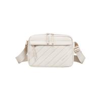Cassia Water-Resistant Waist Bag - 2.6L Crossbody Fanny Pack with Waterproof Zipper & Concealed Pocket, Lightweight Travel Sling Bag for Men & Women White