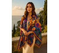 Cassie Wedding Guest Summer Scarf Shawl Lemon Daisy Accessories Multi One Size