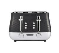 Cassini 4-Slice Black Toaster - Moonless Night