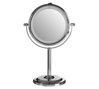 Cassini LED Table Mirror Interiors by Premier Silver One Size