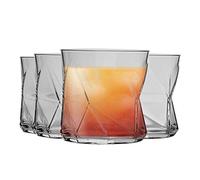 Bormioli Rocco Cassiopea Tumbler Drinks Glasses, 330ml - Set of 4