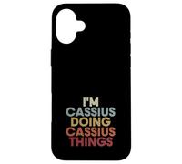 Cassius Name Cassius Personalized Name First Given Case for iPhone 16 Plus