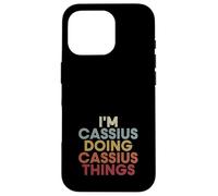 Cassius Name Cassius Personalized Name First Given Case for iPhone 16 Pro