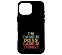 Cassius Name Cassius Personalized Name First Given Case for iPhone 16 Pro Max