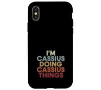 Cassius Name Cassius Personalized Name First Given Case for iPhone X/XS