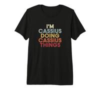Cassius Name Cassius Personalized Name First Given Premium T-Shirt