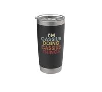 Cassius Name Cassius Personalized Name First Given Stainless Steel Insulated Tumbler