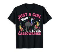 Cassowary Bird Lover Just A Girl Who Loves Cassowaries T-Shirt