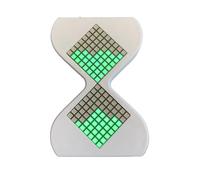 casstaly 3D Electronic Hourglass,3D Digital Hourglass,Electronic Timer,3D-Printed Hourglass,LED Electronic Hourglass Green Light