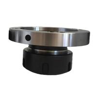 casstaly Er32 Chuck 100MM Mini Flange Four Axis Chuck Fixing Chuck Suitable for CNC Milling Machine