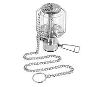 casstaly Mini Camping Lantern Gas Light Portable Tent Glass Lamp Butane 80LUX Light BL