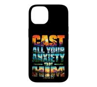 Cast All Your Anxiety On Him 1 Peter 5:7 Bible Scripture Case for iPhone 14