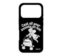 Cast All Your Anxiety On Him 1 Peter 5:7 Bible Scripture Case for iPhone 17 Pro