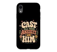 Cast All Your Anxiety On Him 1 Peter 5:7 Bible Scripture Case for iPhone XR